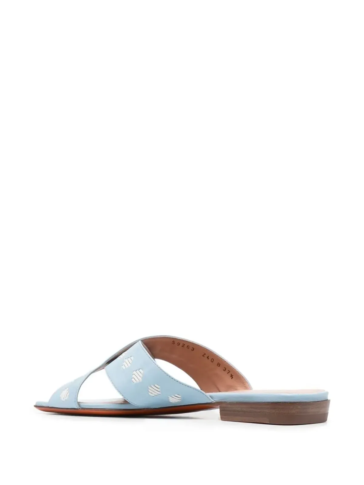Santoni クロスオーバーストラップサンダル - 画像3