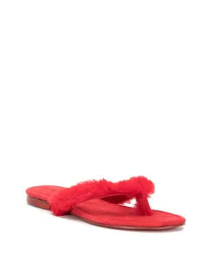 Madison.Maison Ivanka 人工毛フリップフロップ - サムネイル2