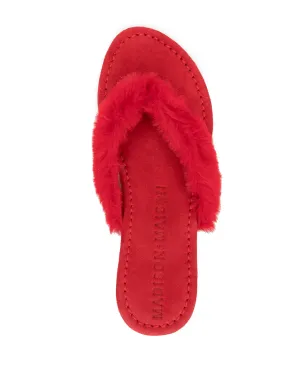 Madison.Maison Ivanka 人工毛フリップフロップ - サムネイル4