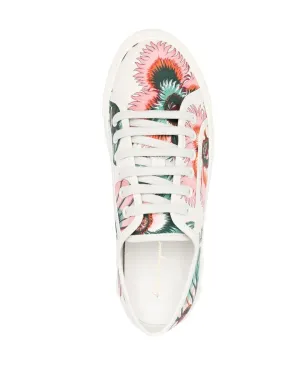 Ferragamo Papavero-print ローカットスニーカー - サムネイル4