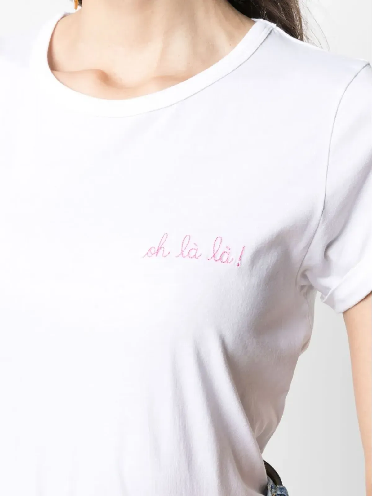 Maison Labiche Oh La La slogan コットン Tシャツ - 画像5