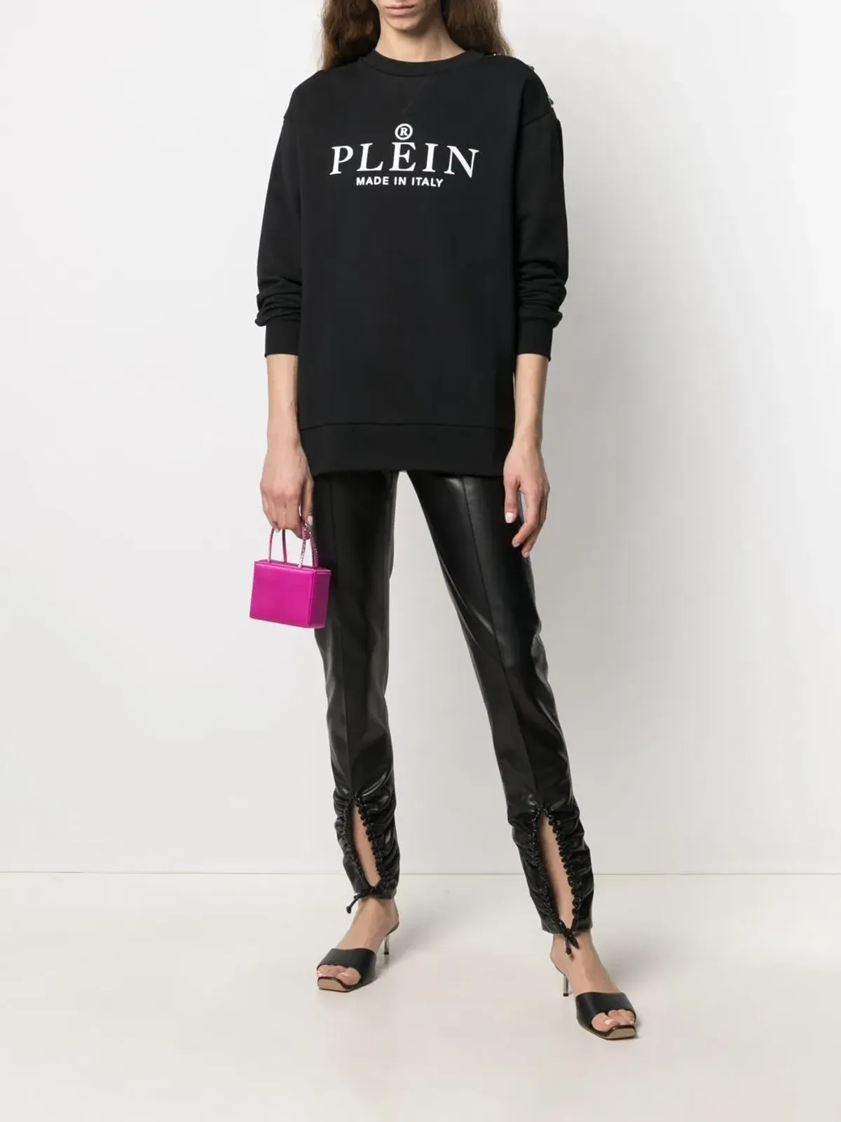 Philipp Plein ロゴプリント コットン スウェットシャツ - 画像2