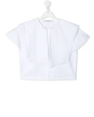 Philosophy Di Lorenzo Serafini Kids TEEN フリル付きコットンシャツ - サムネイル1