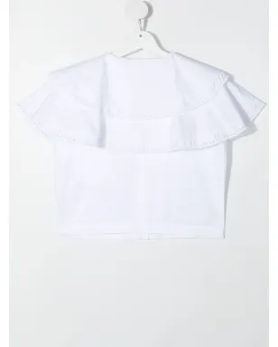 Philosophy Di Lorenzo Serafini Kids TEEN フリル付きコットンシャツ - サムネイル2