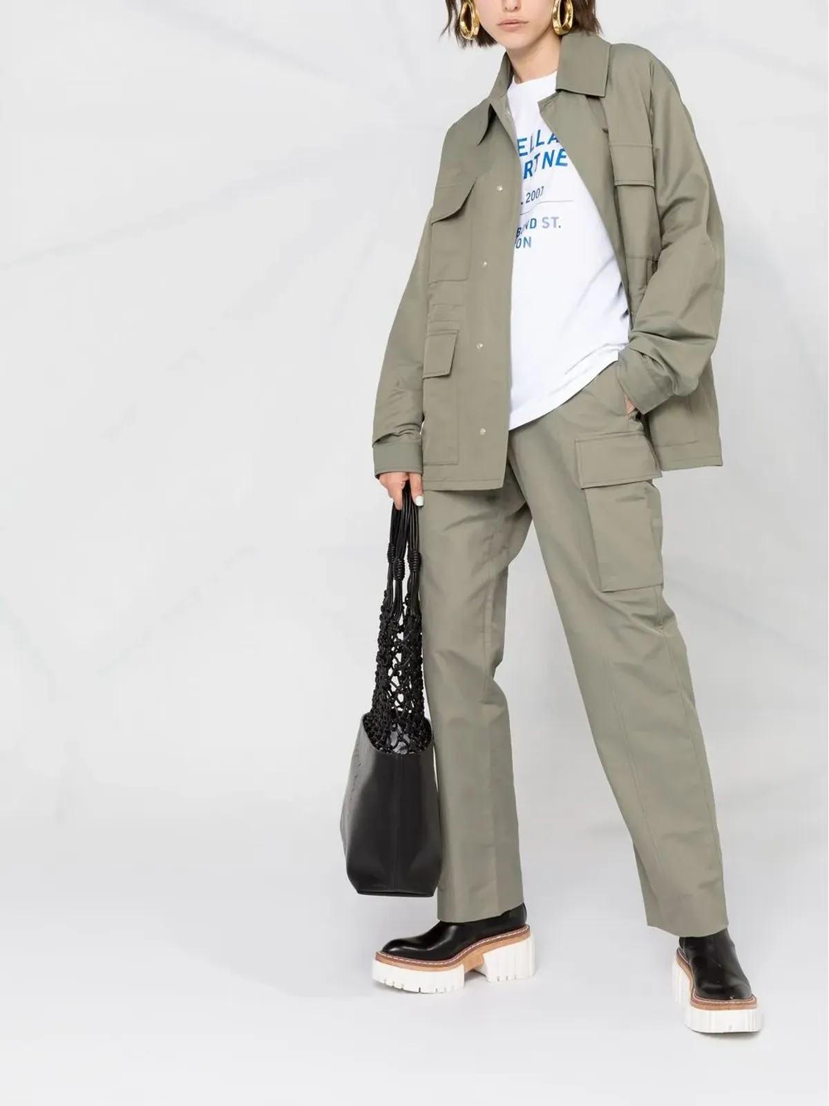 Stella McCartney ストレートレッグカーゴパンツ - 画像2