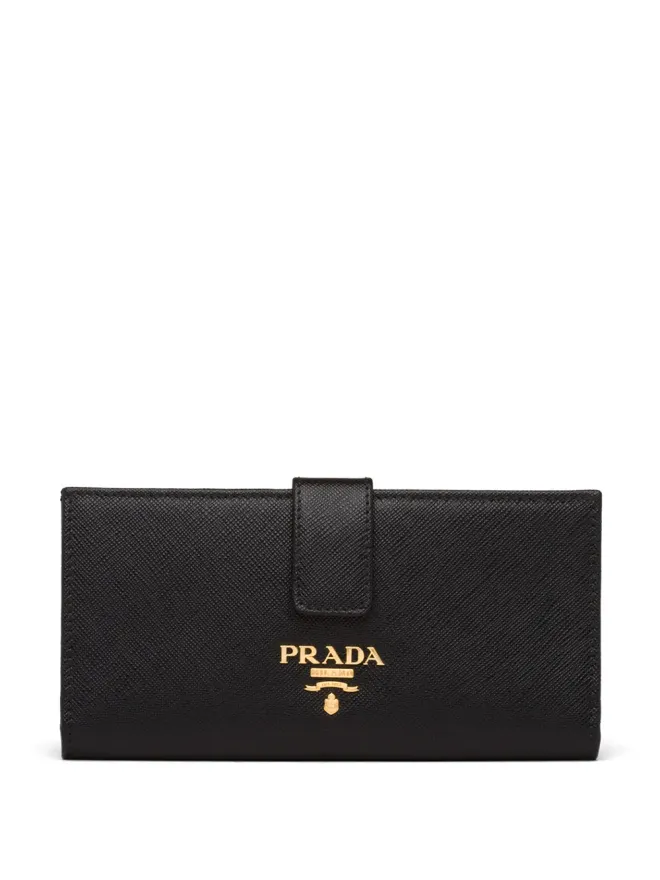 Prada Prada ロゴレタリング コンチネンタル ウォレットの商品画像