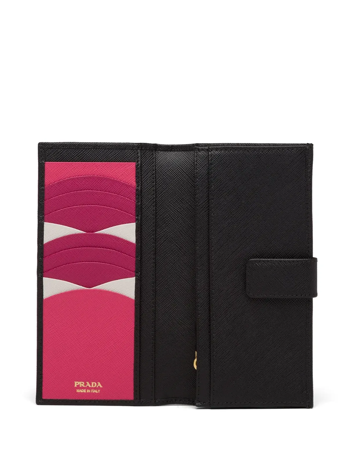 Prada ロゴレタリング コンチネンタル ウォレット - 画像3