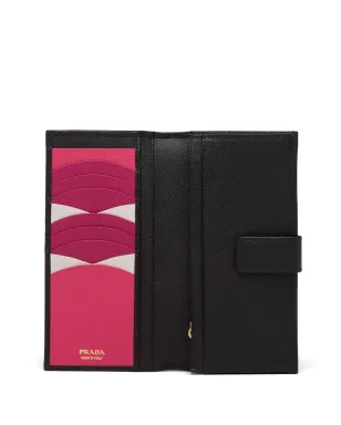 Prada ロゴレタリング コンチネンタル ウォレット - サムネイル3