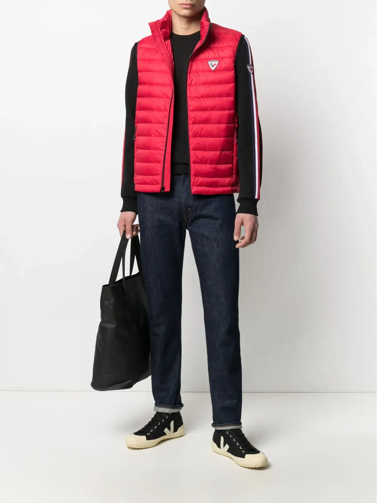 Rossignol 軽量パッド入りジレ レッド - 画像2