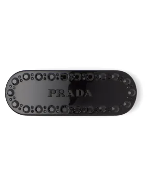Prada クリスタル装飾 ヘアクリップ - サムネイル1