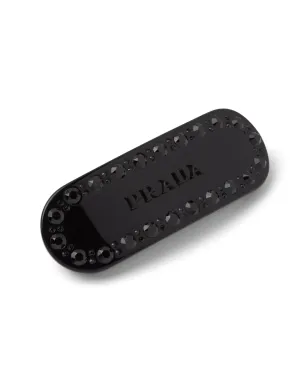 Prada クリスタル装飾 ヘアクリップ - サムネイル3