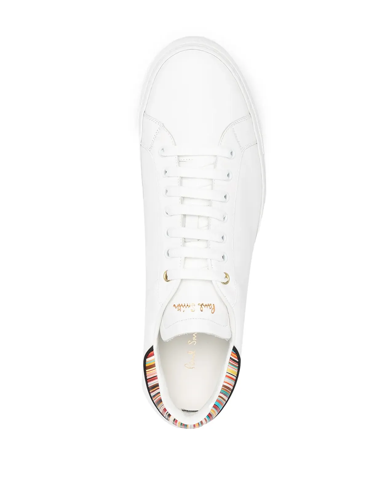 Paul Smith レザー ロー・トップスニーカー - 画像4