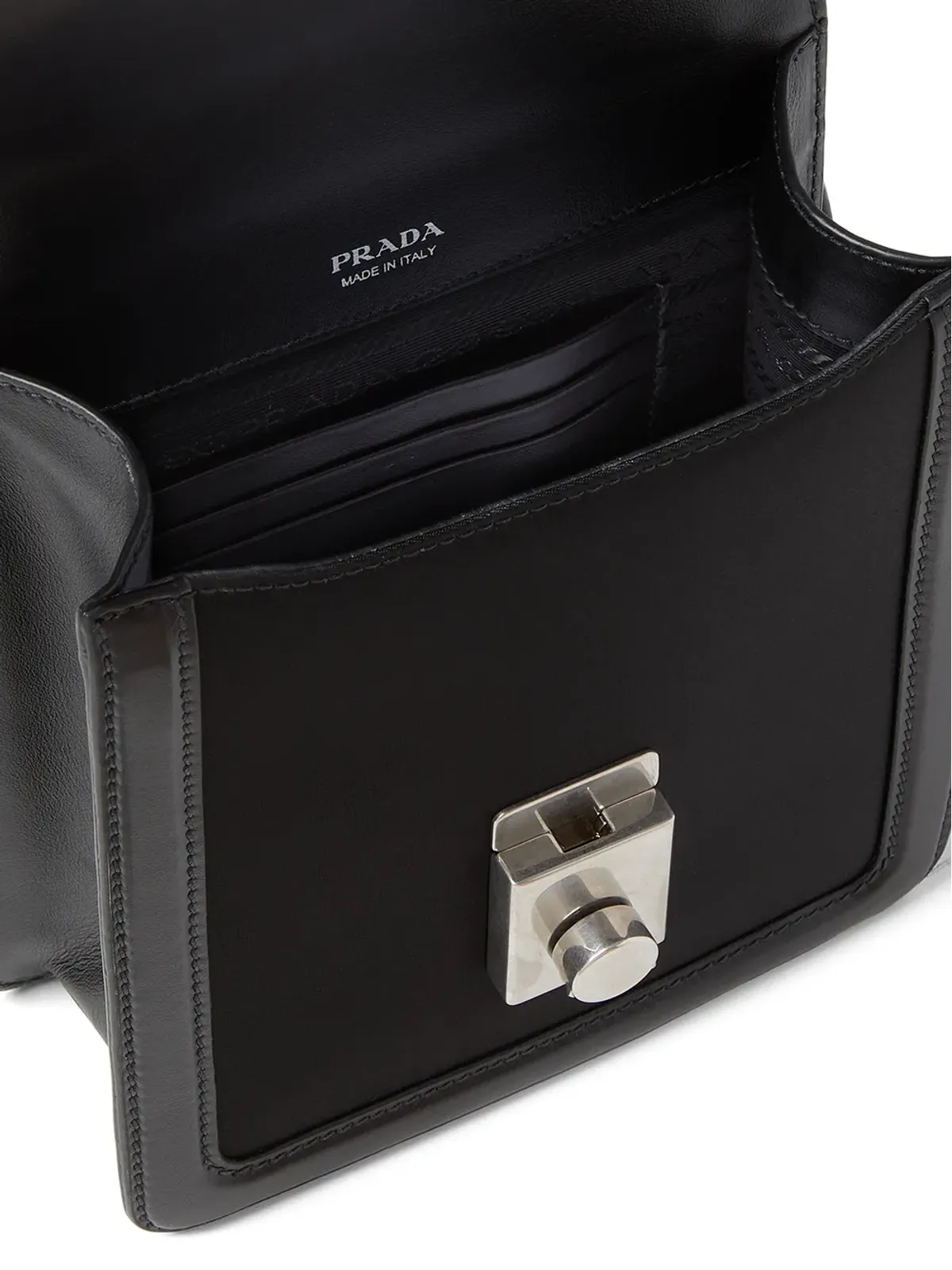 Prada ジャガード ロゴ ショルダーバッグ - 画像4