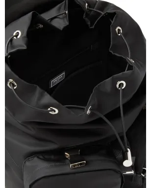 Prada リ-Nylon マルチポケットバックパック - ブラック - サムネイル4