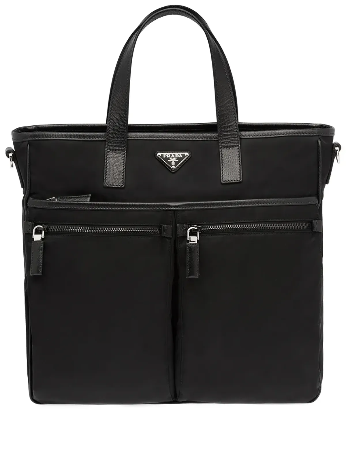 Prada マルチポケット ロゴ トートバッグ - 画像1