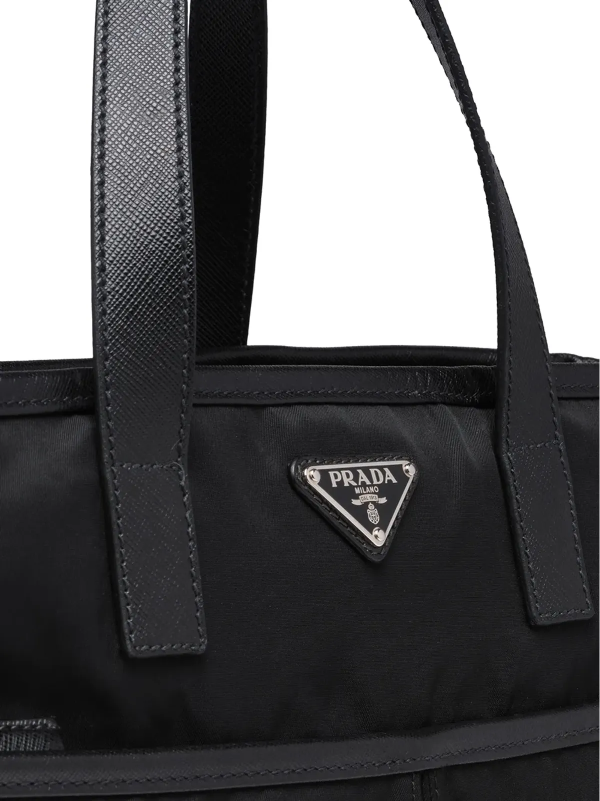 Prada マルチポケット ロゴ トートバッグ - 画像4