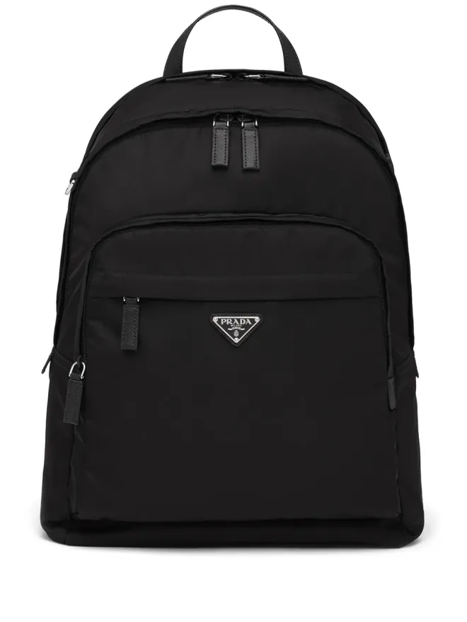 Prada Prada Re-Nylon ロゴプレート バックパックの商品画像