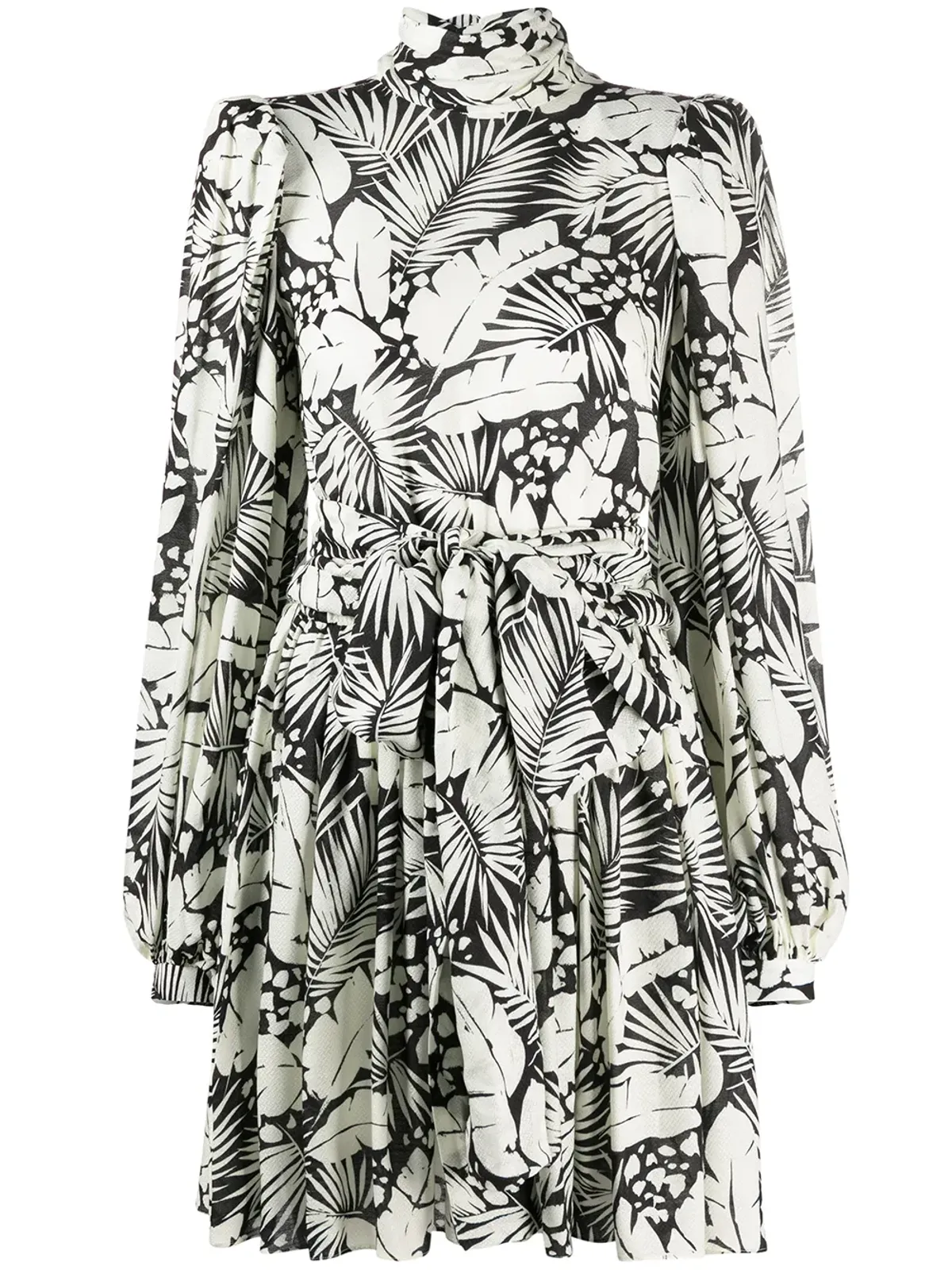 Saint Laurent 花柄プリントミニドレス - 画像1
