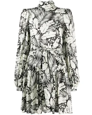 Saint Laurent 花柄プリントミニドレス - サムネイル1