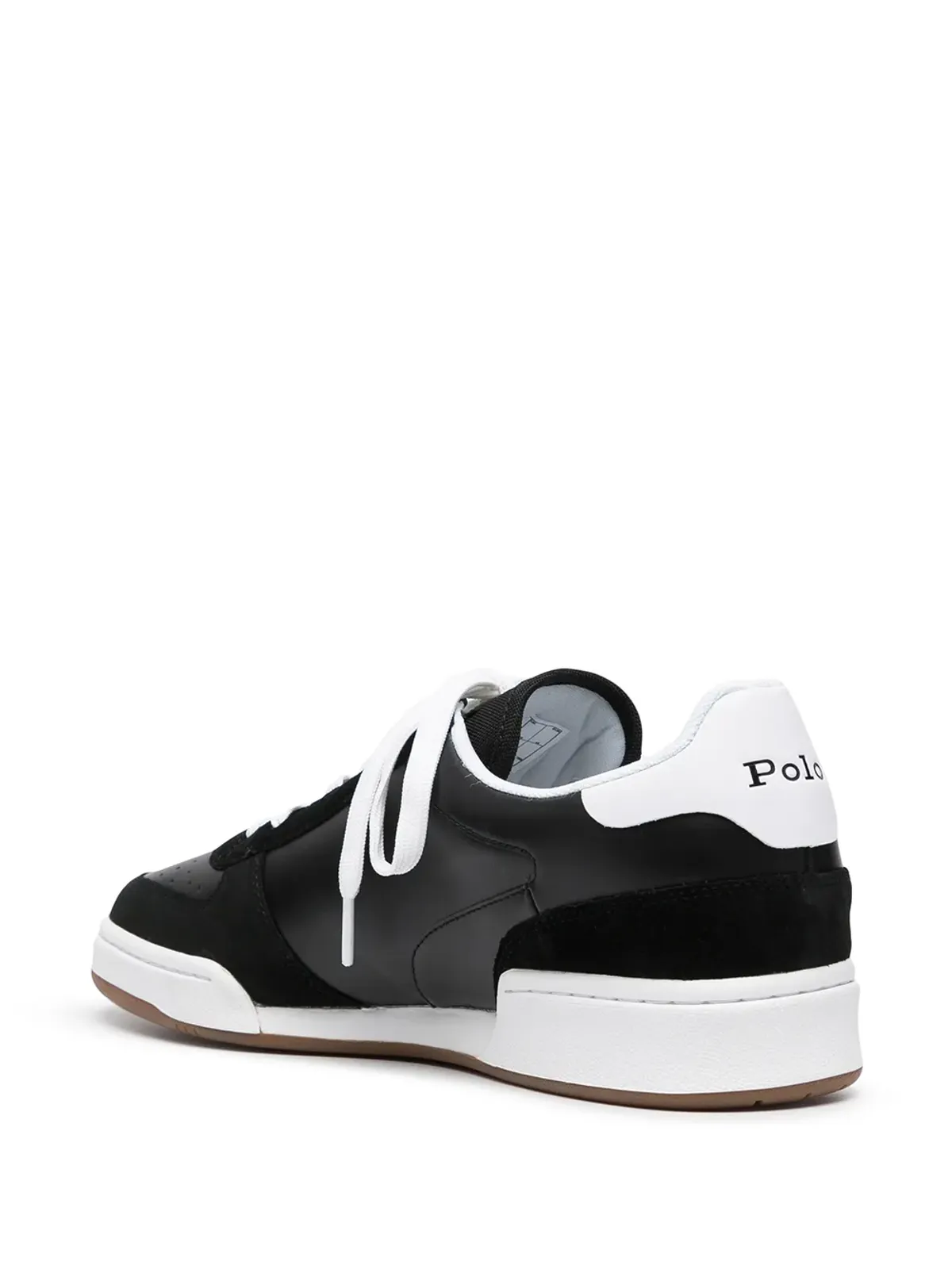 Polo Ralph Lauren ツートーン レースアップスニーカー ブラック - 画像3