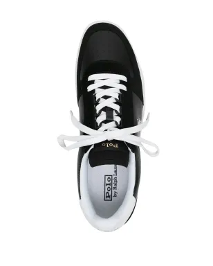 Polo Ralph Lauren ツートーン レースアップスニーカー ブラック - サムネイル4