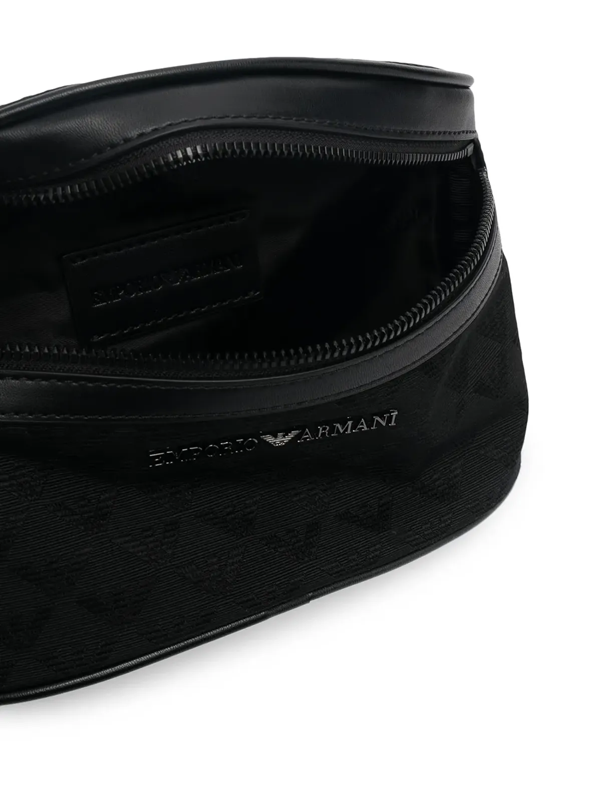 Emporio Armani monogram belt bag - Black - 画像5