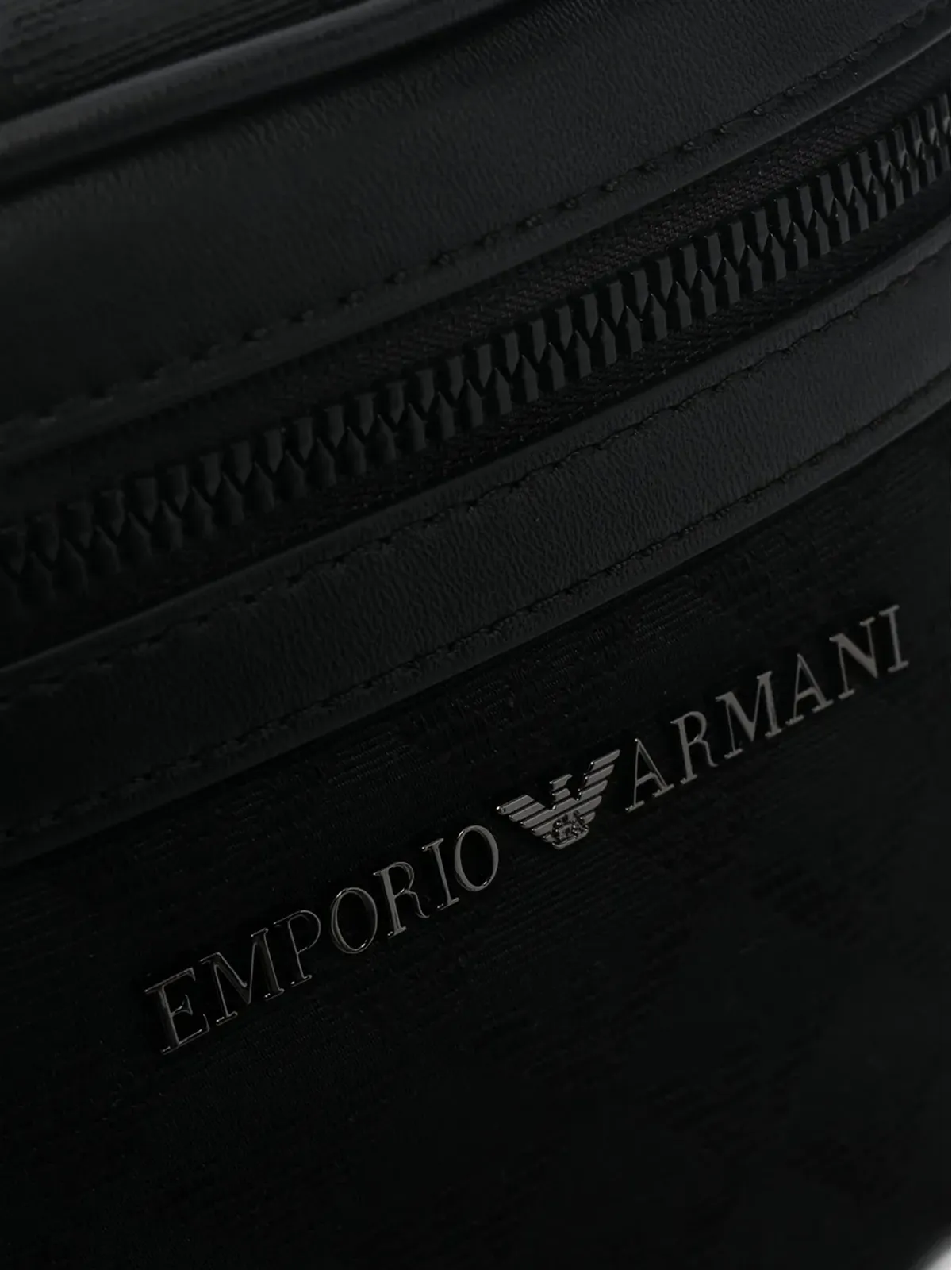 Emporio Armani monogram belt bag - Black - 画像4