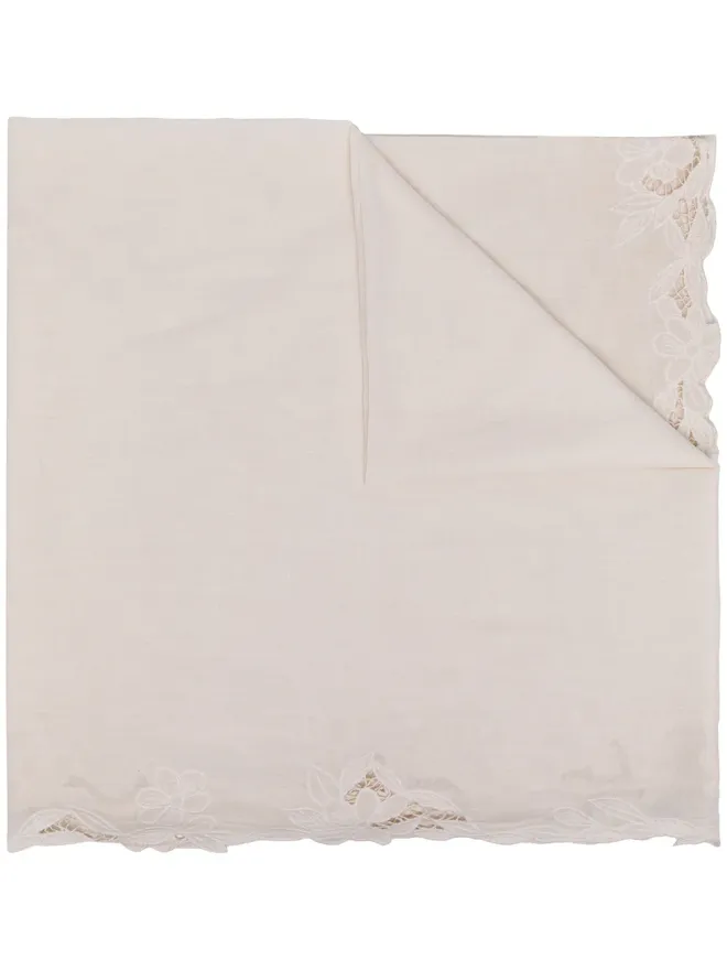 Faliero Sarti Faliero Sarti 花柄レースのトリムスカーフの商品画像