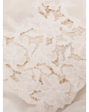 Faliero Sarti 花柄レースのトリムスカーフ - サムネイル3