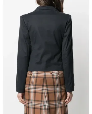 Fendi Pre-Owned 1990年製 シングルブレスト クロップドジャケット - サムネイル4