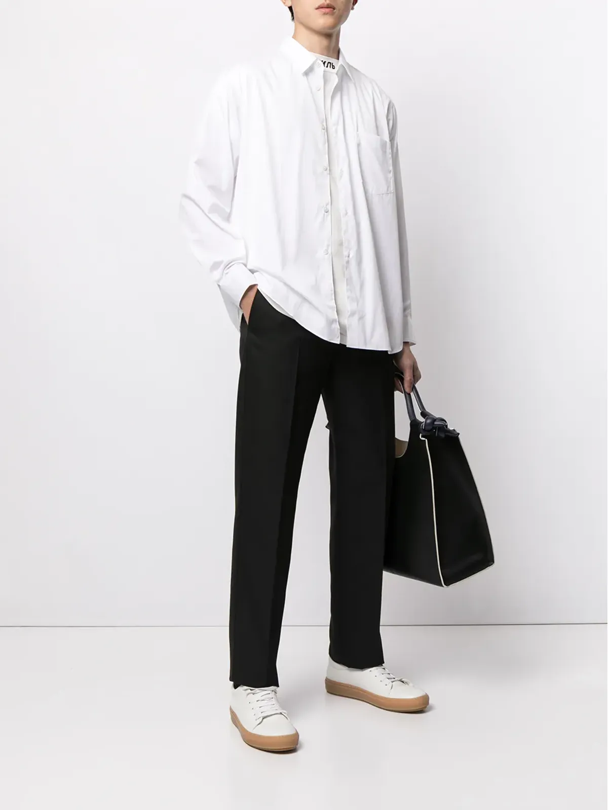 Comme Des Garçons Shirt 長袖コットンシャツ - White - 画像2