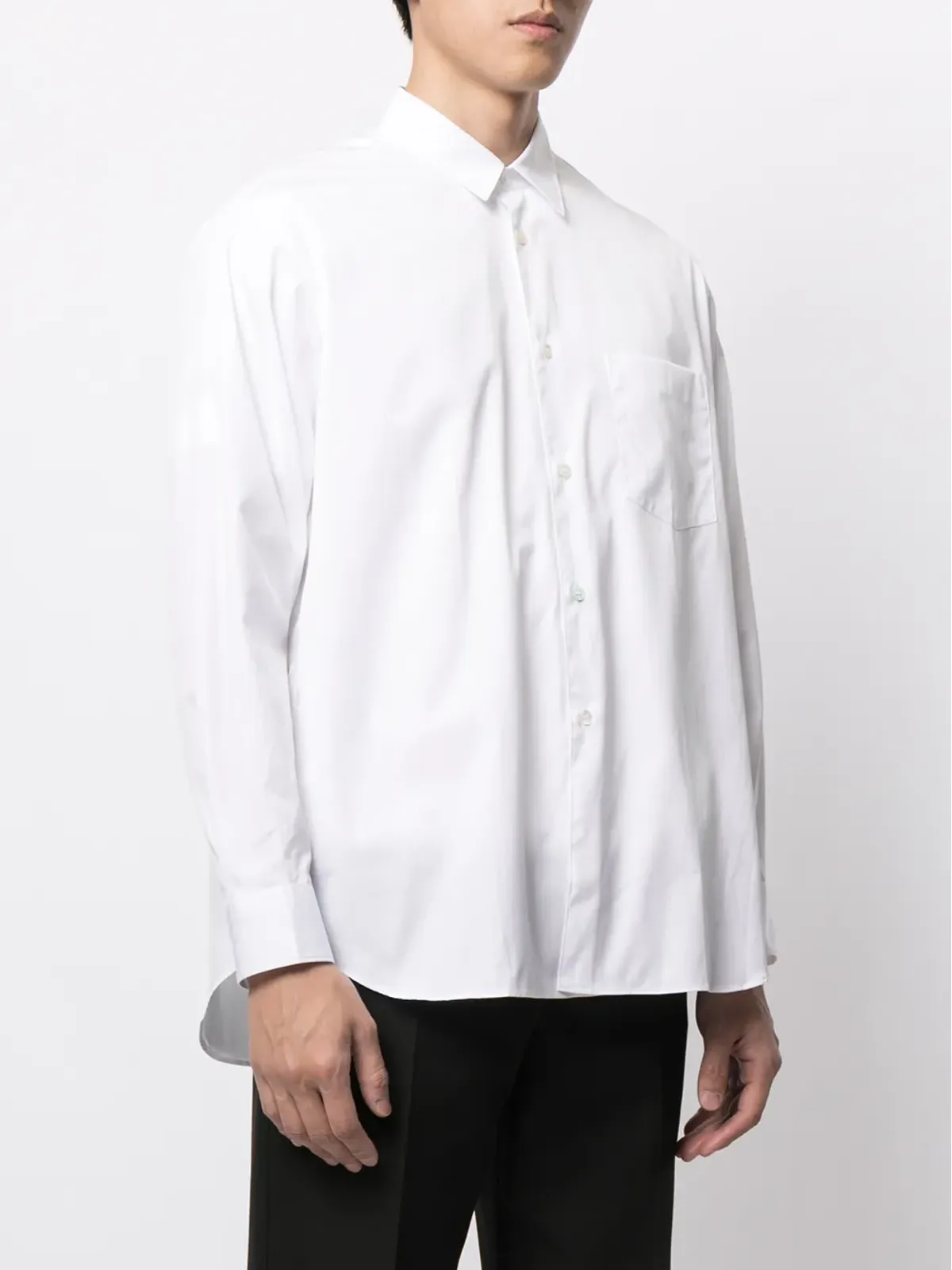 Comme Des Garçons Shirt 長袖コットンシャツ - White - 画像3