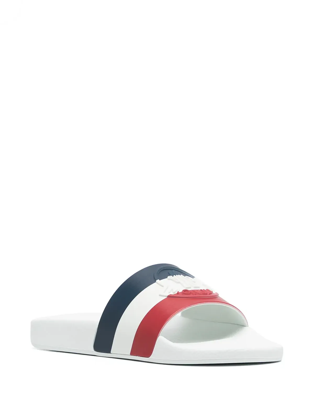 Moncler RWB stripe slides（ホワイト） - 画像2