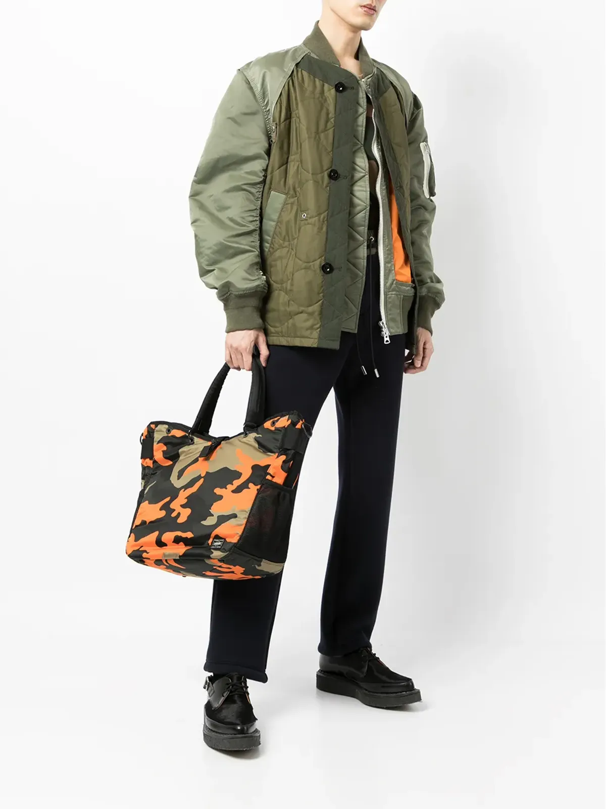 Porter-Yoshida & Co. 迷彩柄のトートバッグ - 画像2