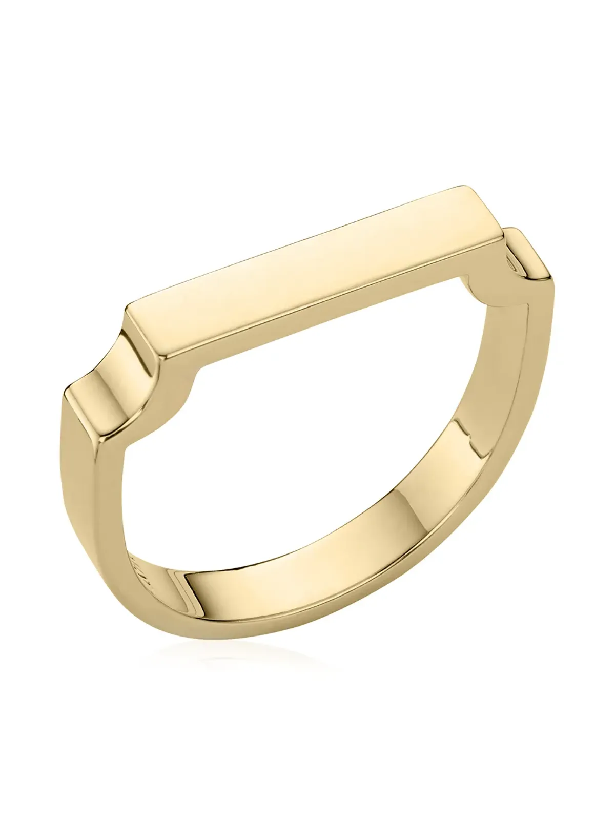 Monica Vinader Signature flat top ring - 画像2