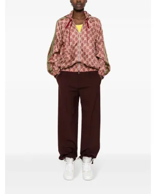 Gucci GG Supremeシルクジャケット - レッド - サムネイル2