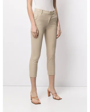 Vince クロップドストレッチコットンパンツ - サムネイル3