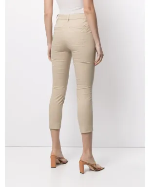 Vince クロップドストレッチコットンパンツ - サムネイル4
