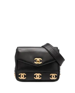 CHANEL Pre-Owned 1990年代 トリプルCC ベルトバッグ - ブラック - サムネイル1