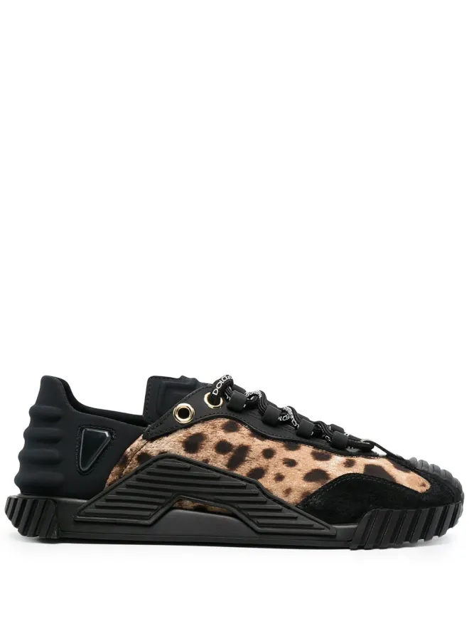 Dolce & Gabbana Dolce & Gabbana レオパードパネル ローカットスニーカーの商品画像