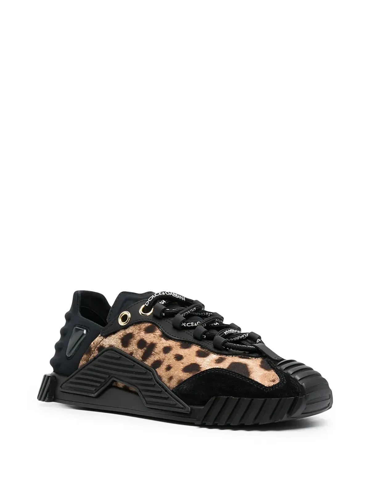 Dolce & Gabbana レオパードパネル ローカットスニーカー - 画像2