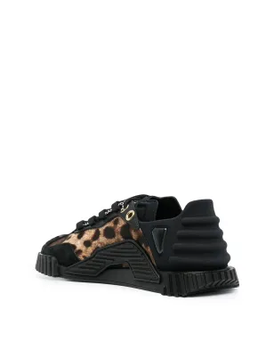 Dolce & Gabbana レオパードパネル ローカットスニーカー - サムネイル3
