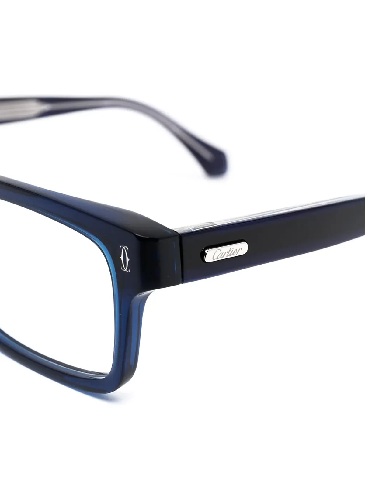 Cartier Eyewear C Dècor レクタングルフレーム眼鏡 - 画像3