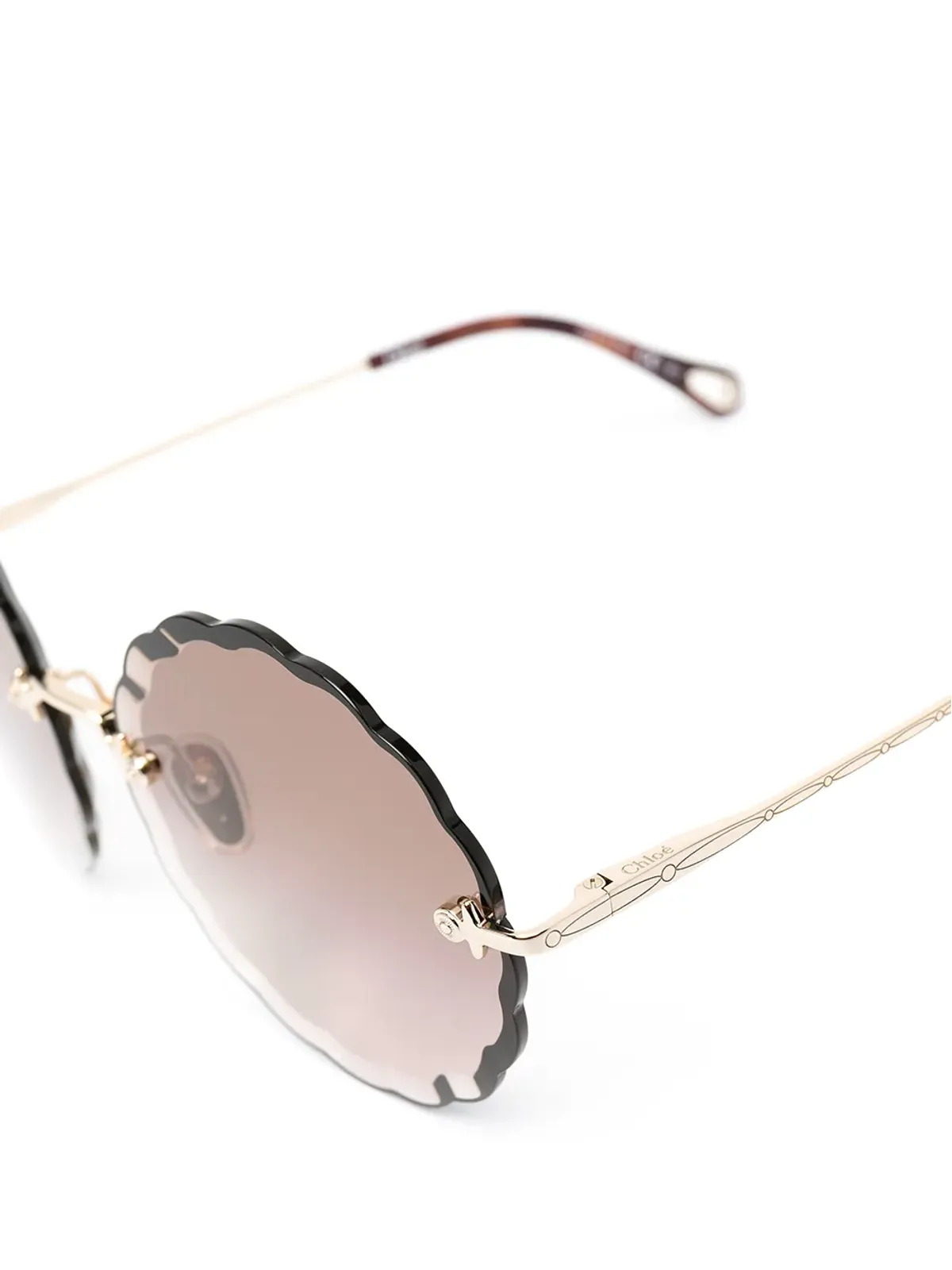 Chloé Eyewear ラウンドフレーム サングラス - 画像3