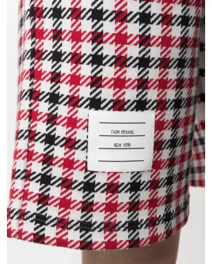 Thom Browne チェック柄ロゴパッチショーツ - サムネイル5