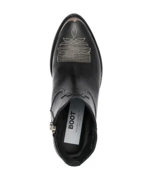Golden Goose ヤングカウボーイブーツ - ブラック - サムネイル4