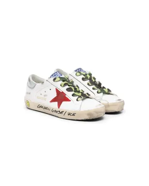Golden Goose Kids ローカット カモフラージュ レースアップスニーカー - サムネイル1