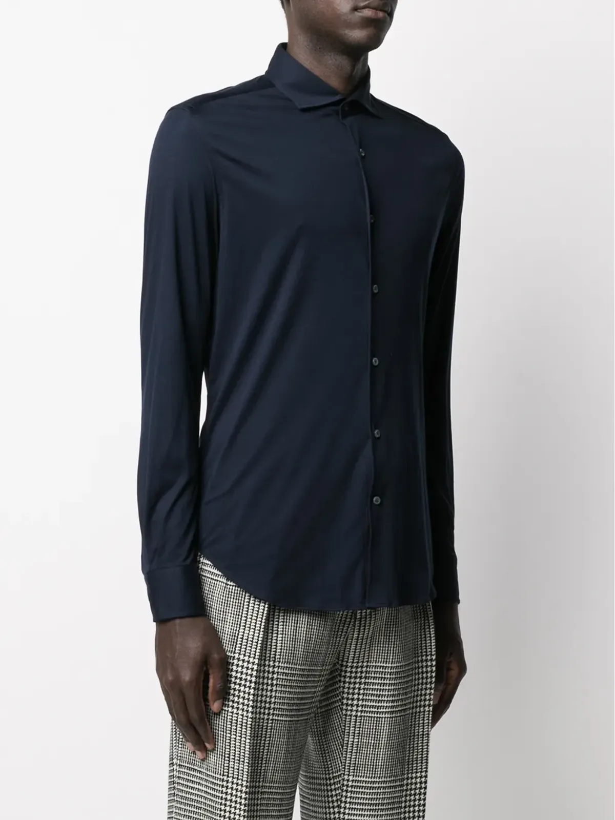 Loro Piana スプレッドカラー長袖シャツ - 画像3