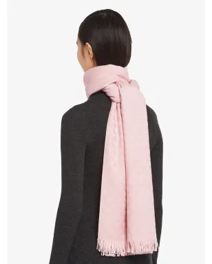 Prada トライアングルジャカード カシミヤ スカーフ - サムネイル2