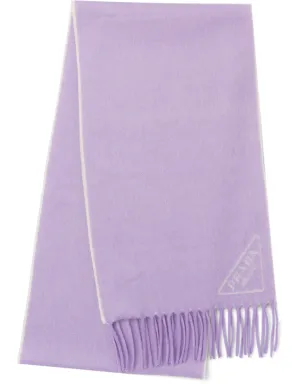 Prada ロゴジャカード カシミヤスカーフ - サムネイル1